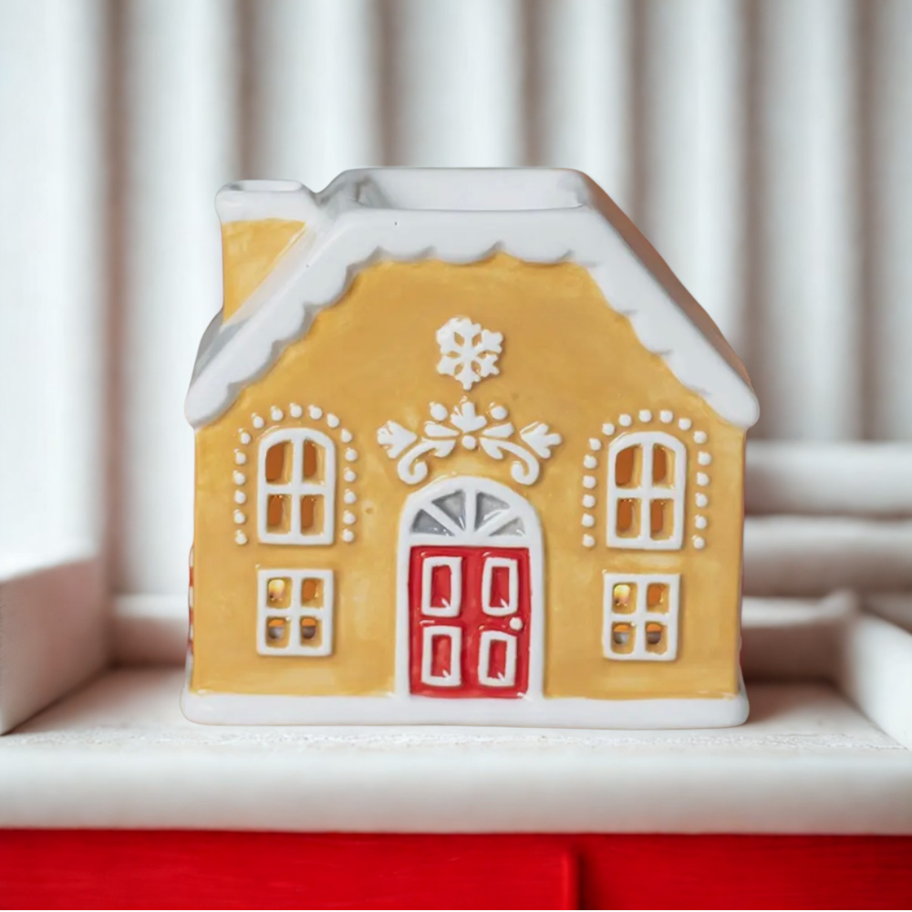 Chauffe-cire et brûleur d'huile "Maison en Pain d'Épices"