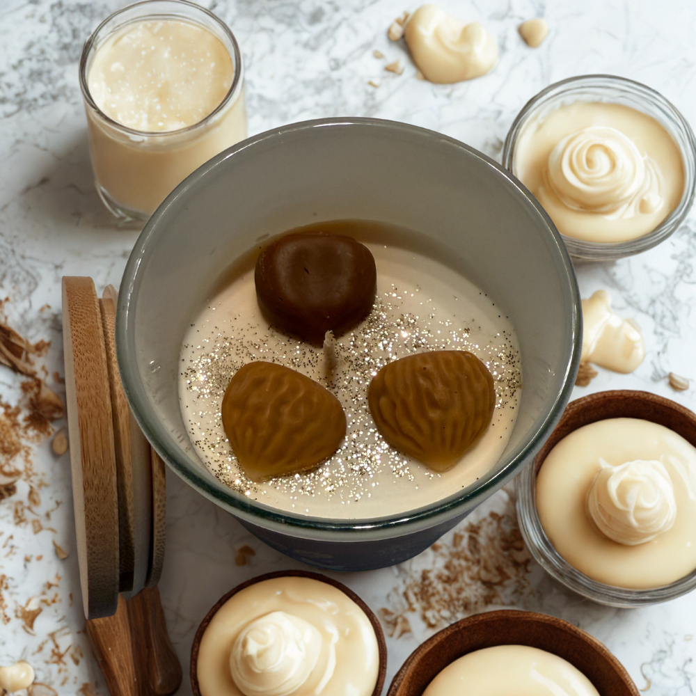 Bougie parfumée Marrons - Vanille - 250g – Image 2