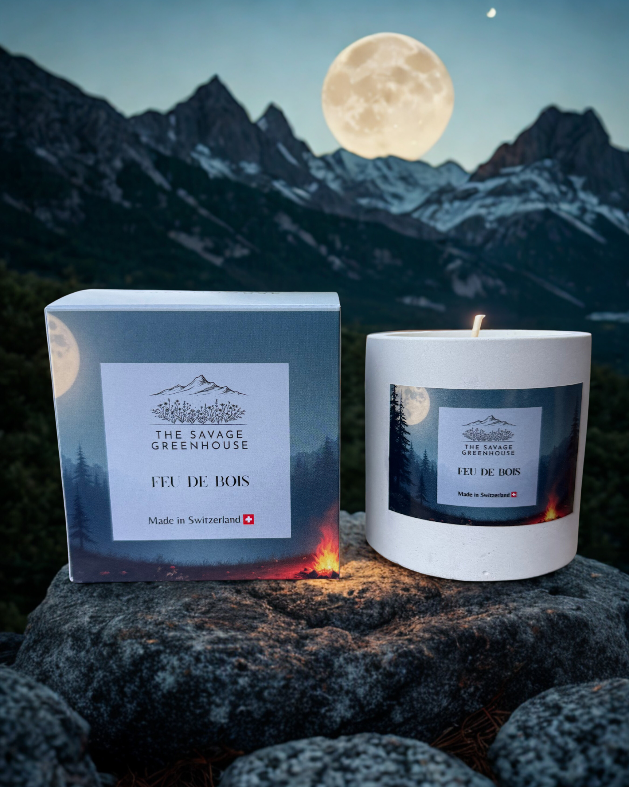 Bougie parfumée Feu de Bois