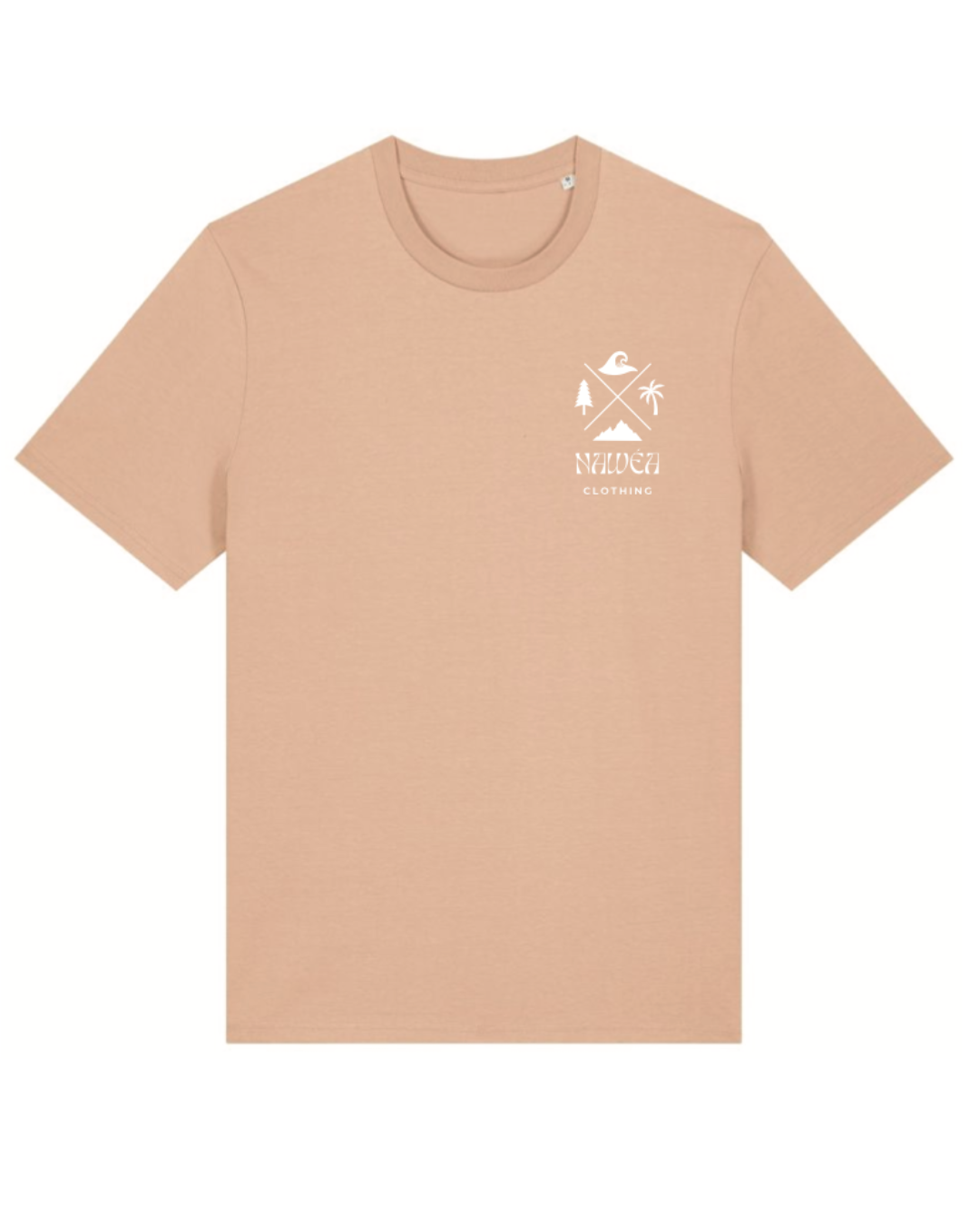 T-Shirt Nawéa en coton bio saumon